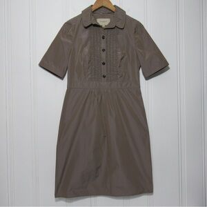 Burberry London Ruffle Midi Dress Size 8